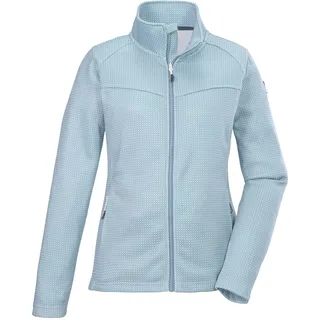 KILLTEC Damen, Strickfleecejacke/Fleecejacke mit Stehkragen KOS 90 WMN FLC JCKT, bali blau, 38, 42798-000