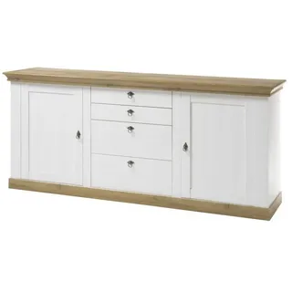 Lomadox Linares-61 210 x 91 x 52 cm pinie weiß/wotan eiche nachbildung