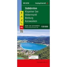 Südkärnten - Klopeiner See - Völkermarkt - Bleiburg - Karawanken, Wander + Radkarte 1:50.000