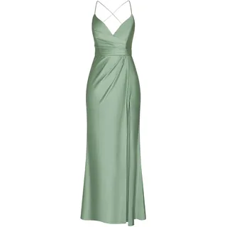 Abendkleid VERA MONT "Abendkleid rückenfrei", Damen, Gr. 40, EURO, grün (foggy grün), Obermaterial: 81% Polyamid PA. 19% Elasthan EL., Kleider Abendkleid