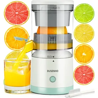 Zitronenpresse Elektrisch Orangenpresse Saftpresse Elektrisch Zitruspresse Tragbare USB-Aufladung Juicer Entsafter für Orange, Zitronen, Zitrusfrüchte