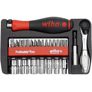 Wiha ProBuddy Evo 40-tlg. Bit- & Steckschlüssel-Set 1/4"