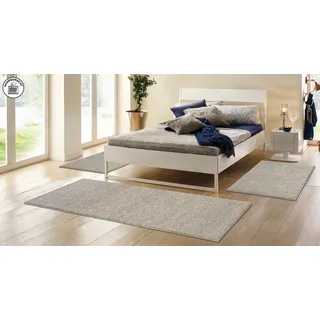 OTTO home Bettumrandung »Wolly, Handweb Teppiche« Höhe 14, mm 3 Stk. tlg. Bettvorleger, Wolle, handgewebt, Läufer-Set Wohnzimmer, Schlafzimmer,