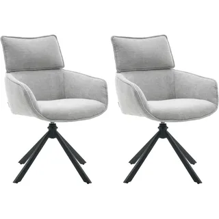 OTTO home Esszimmerstuhl Cusey Polyester grau 2er Set