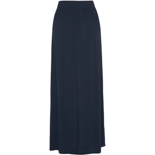Wickelrock S.OLIVER, Damen, Gr. 40, marine, Crêpe, Obermaterial: 100% Viskose, unifarben, figurumspielend bodenlang, Röcke Wickelrock, in Maxilänge