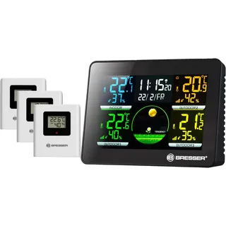 Bresser Thermo-Hygrometer Quadro NLX Schwarz