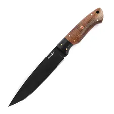Perkin Knives Jagdmesser mit Scheide Messer Full Tang Jagdmesser mit feststehender Klinge - HUNTER76