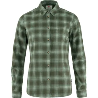 Fjällräven Övik Flannel Bluse Deep Forest/Patina Green M