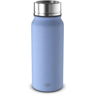 alfi PURE Thermobecher 0,50 l, 9 h heiß, polar blue mat | 18 h kalt, auslaufsicher, Edelstahl Isolierbecher, 360° Trinköffnung, Kaffeebecher To Go, spülmaschinenfest, blau
