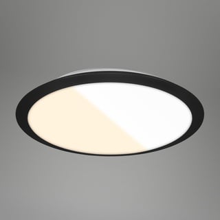 BRILONER – Deckenlampe für das Bad, Deckenleuchte mit einstellbarer Lichtfarbe, LED Lampe, Badezimmerlampe, Badlampe, IP44 Spritzwasserschutz, 370x65 mm, Schwarz