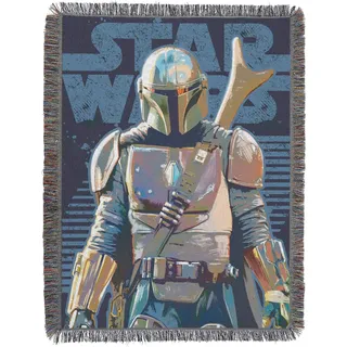 NORTHWEST Star Wars gewebte Wandteppich-Überwurfdecke, 121,9 x 152,4 cm, allein