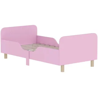 aiyaplay Jugendbett 140 x 70 cm Kiefer massiv rosa
