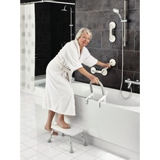 Bild von Badewannen-Einstiegshilfe Premium weiß/grau