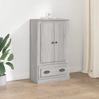 vidaXL Highboard Grau Sonoma 60x35,5x103,5 cm Holzwerkstoff - Grau
