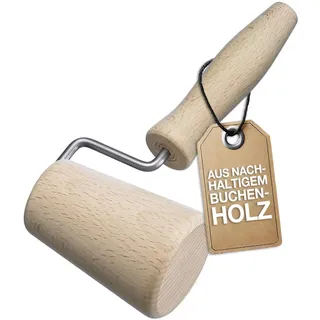 Westmark Backform-/Eckenroller, konisch geformt, für runde Backformen, aus Buchenholz, ø 5,3 cm, Holz, Woody, Hellbraun, 30032270