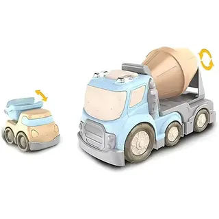 Giros Umweltfreundlicher Betonmischer-lkw Mit Kleinem Auto 30 Cm - Multicolor - One Size