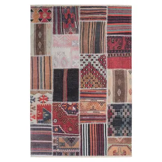 Kayoom Atoil 273 Kurzflorteppich 75 x 150 cm Mehrfarbig