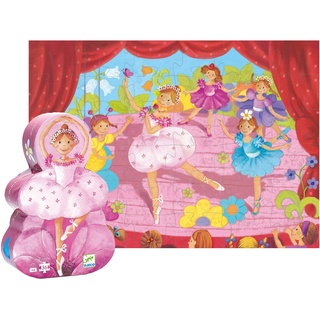 Djeco DJ07227 – Puzzle – Ballerina Silhouette