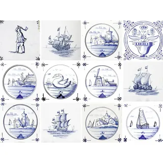 Home Affaire »Maritim« Stickerfliesen, selbstklebend, Sticker, 12er Set,