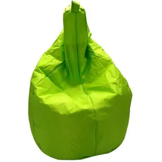 Einfarbiger Sitzsack, grüne Farbe, Maße 80 x 120 x 80 cm