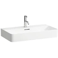 Laufen VAL Waschtisch, unterbaufähig, ohne Hahnloch, ohne Überlauf, 750x420mm, H810285, Farbe: Weiß mit LCC Active