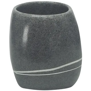 Kleine Wolke Zahnputzbecher Stones Dunkelgrau