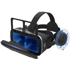 VR Brille für Handy, Augenschutz 3D VR Brille Handy HD Anti-Blau Linsen VR Headset für iPhone Samsung Android 4,7-7,2 Zoll