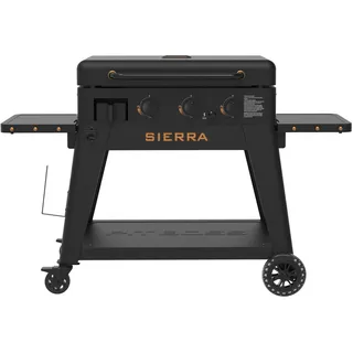 PIT BOSS Griddle Plancha Sierra Onyx Edition, tragbarer Tischgrill, 3458 cm2 Grillfläche, BBQ Gasgrill