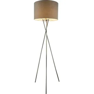 GLOBO Gustav 60W Grau-Chrom