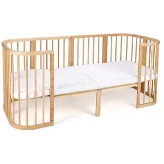 Waldin Erweiterung auf 174cm passend für 7in1 Babybett, Kinderbett, KEIN BETT,Natur - Naturbelassen