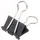 Foldbackklammern schwarz 1 3 cm