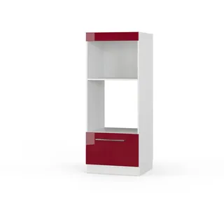 Vicco Hochschrank Mikrowellenschrank Fame-Line 60 x 153,6 x 58,1 cm Bordeaux