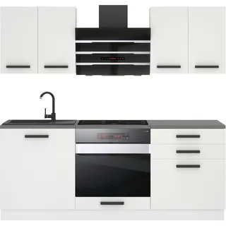 Belini Küchenzeile Mary 180 cm weiß