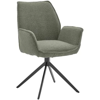 Musterring Esszimmerstuhl Tiama Cord schwarz/grün 2er Set