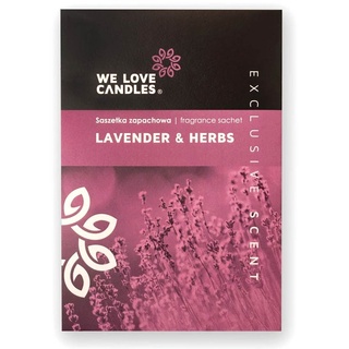 WE LOVE CANDLES - Duftsachet Basic - Lavender & Herbs 25g Raumdüfte