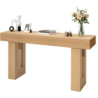 Vevor Konsolentisch 160 x 35 x 85 cm Naturholz