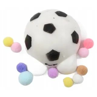 Fußball Antistress Quetschspielzeug für Kinder Bunte Farben Perfekter Stressabbau