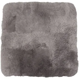 Heitmann-Felle Lammfell-Sitzkissen 35 x 35 cm Silber