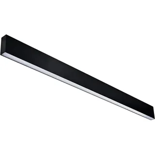 Lineare Pendelleuchte, 36W energieeffizient, Touch On/Off-Schalter, Schwarz, 4000K - Schwarz