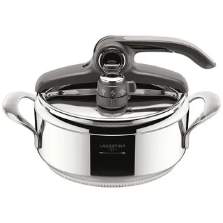 Lagostina Diva 22 cm 3,5 l Edelstahl/Keramik Silber