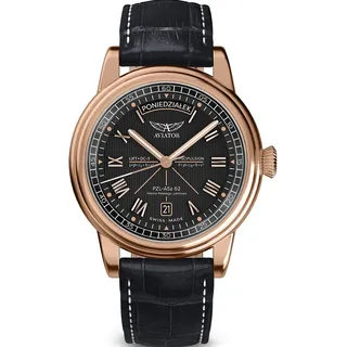 Aviator Aviator Douglas Day-Date Polish Limited Edition Herrenuhr AV-1000 basierend auf SELLITA SW240-1, 26 Lagersteine, 41 Std. Aviator-V.3.35.2.282.4-PL Gangreserve