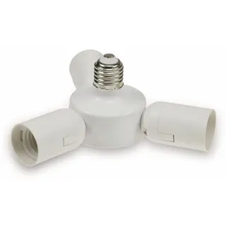 ChiliTec Lampensockel Adapter E27 3-fach Lampenschirm