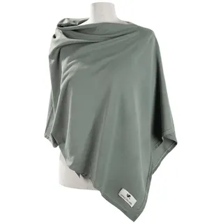 Julius Zöllner Stilltuch aus 100 Prozent Jersey-Baumwolle, OEKO-TEX STANDARD 100, Made in Germany, uni basil