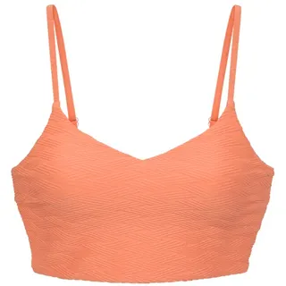 SUNSEEKER Crop-Bikini-Top »Loretta« mit Strukturmuster, orange