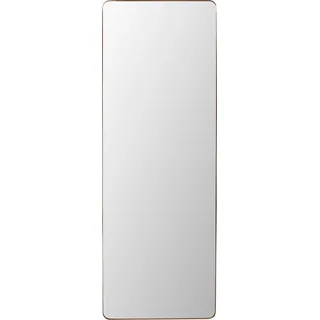 Kare Design Wandspiegel Simply, Gold, Spiegel, Ankleidespiegel, mit Rahmen, Flur, Wohnzimmer, Schlafzimmer, 180x60 cm