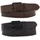 Gürtel Herren braun/schwarz 105 cm