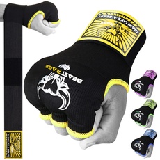 Beast Rage Boxbandagen, Gelhandschuhe, MMA, 75 cm lang, gepolstert, elastisch, schnelles Boxen, Boxsack-Training, Muay Thai, Handbandagen-Set
