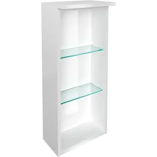 Fackelmann Regal oben Oxford 30 cm Weiß