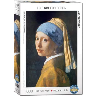 Eurographics Puzzle, - Das Mädchen mit dem Perlenohrring von Jan Vermeer - 1000 Teile