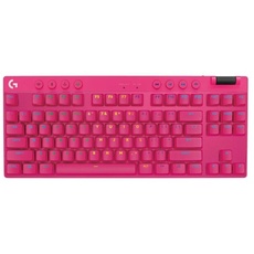 Logitech G PRO X TKL LIGHTSPEED - Magenta - Tactile - US - Gaming Tastaturen - ohne Numpad - Englisch - US - Pink